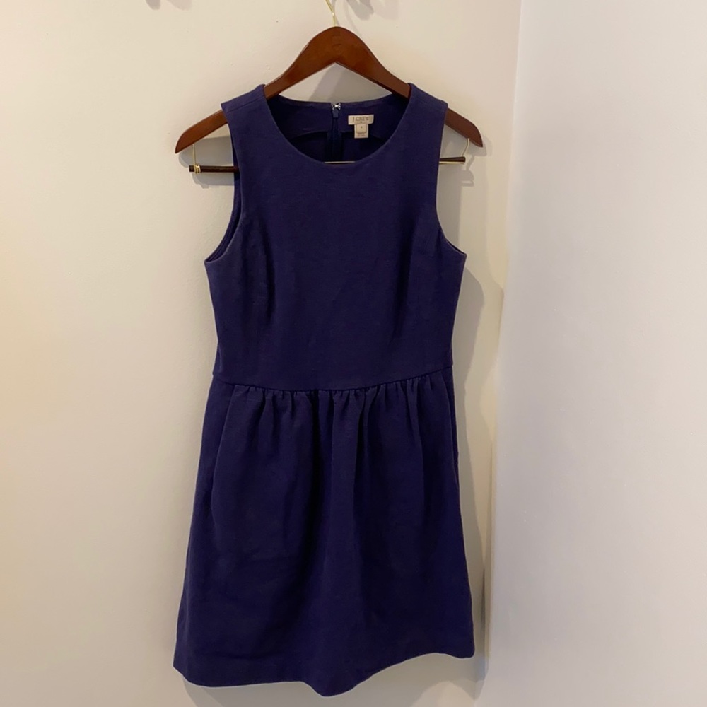 Navy/Purple Sleeveless Dress - J Crew - size Small